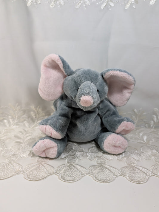 Ty Pluffies - Winks the elephant (8 in sitting) No Hang Tag - Vintage Beanies Canada
