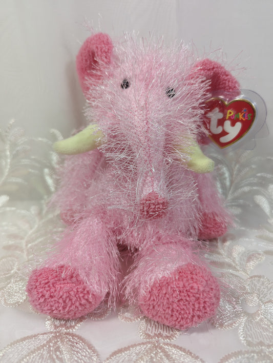 Ty Punkies - Pipsqueak The Pink Elephant (9in) Non - Mint Tag - Vintage Beanies Canada