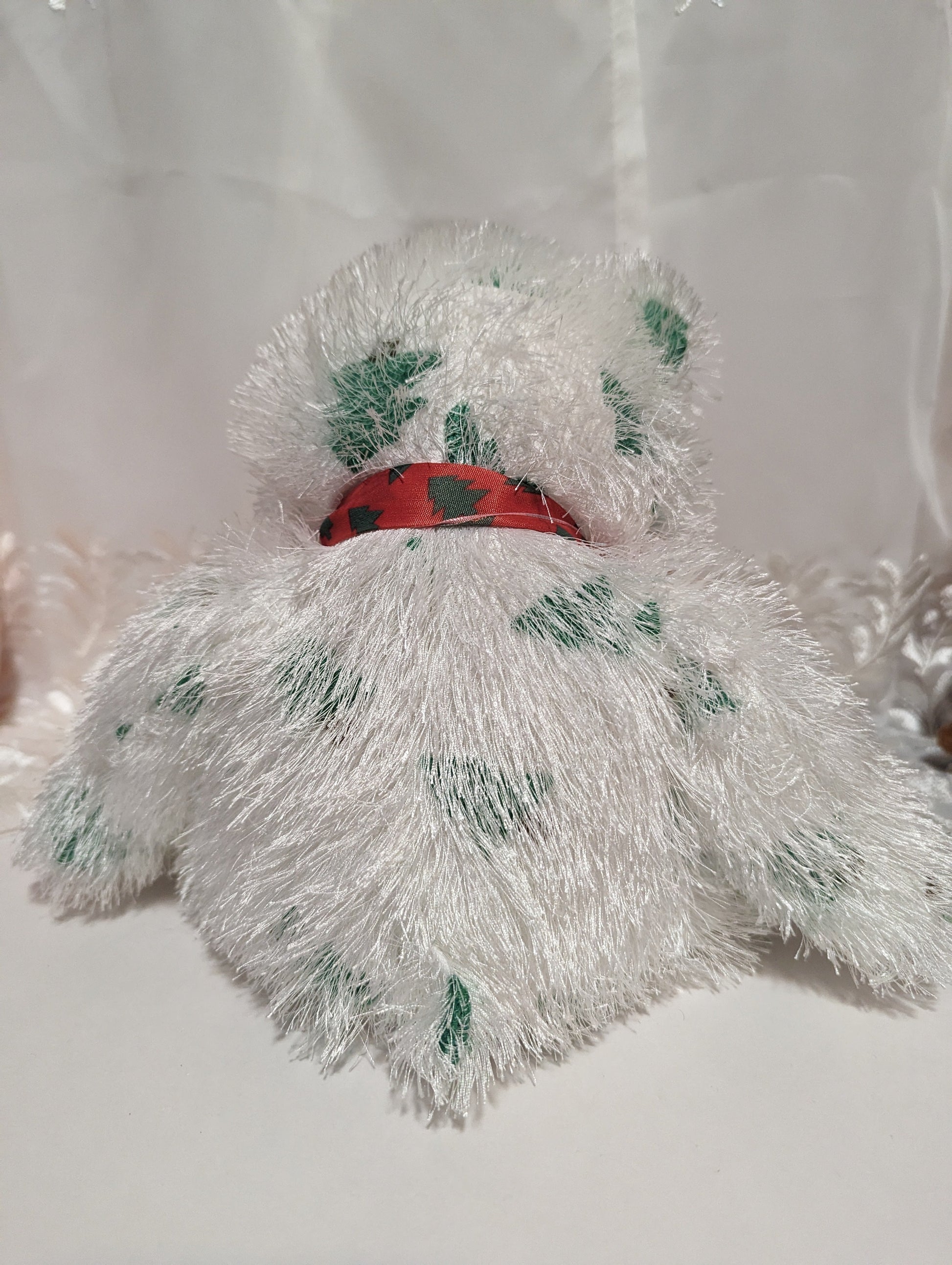 Ty Punkies - Santa Claws The Bear (13in) Creased Tag - Vintage Beanies Canada