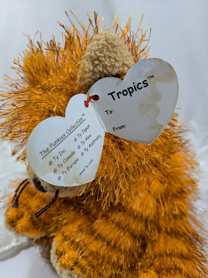 Ty Punkies - Tropics The Orange Cat (9in) Non - mint Tag - Vintage Beanies Canada