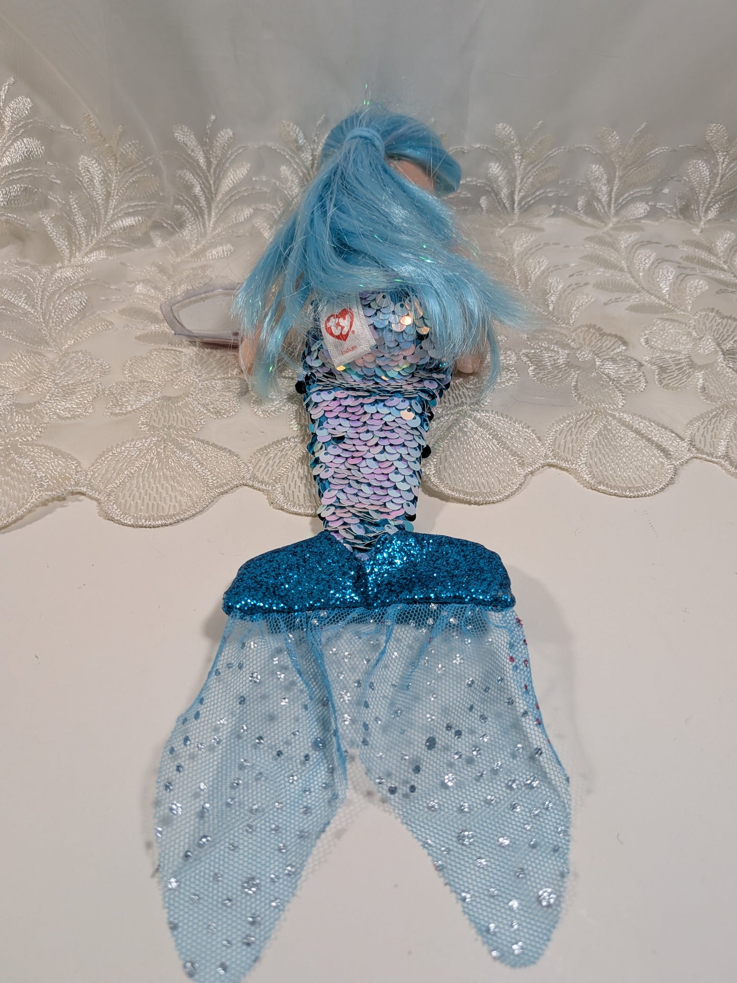 Ty Sea Sequins - Indigo The Mermaid (10 in Long) - Vintage Beanies Canada