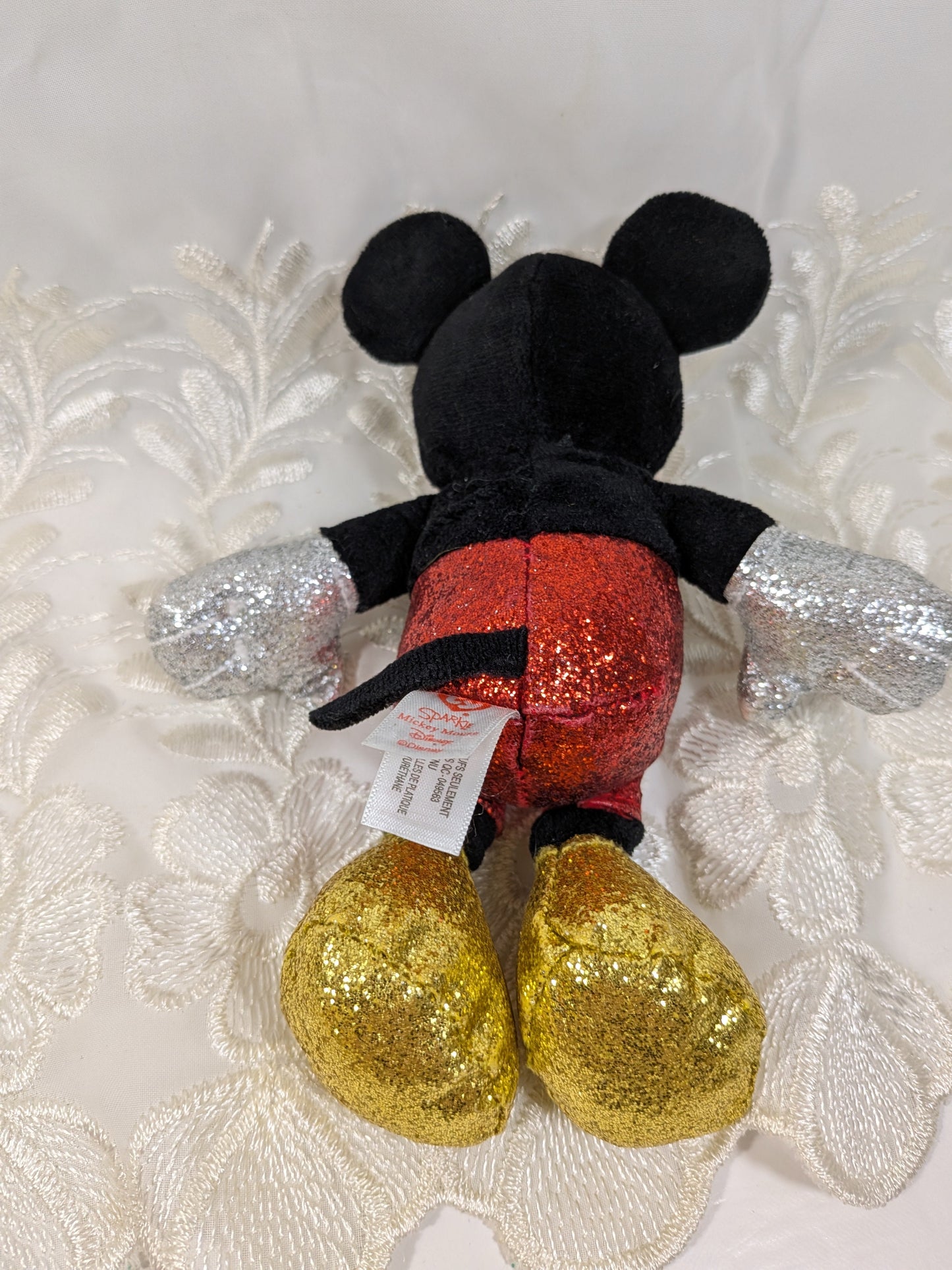 Ty Sparkle Collection - Mickey Mouse the Mouse from Disney (7in) No Tag - Vintage Beanies Canada