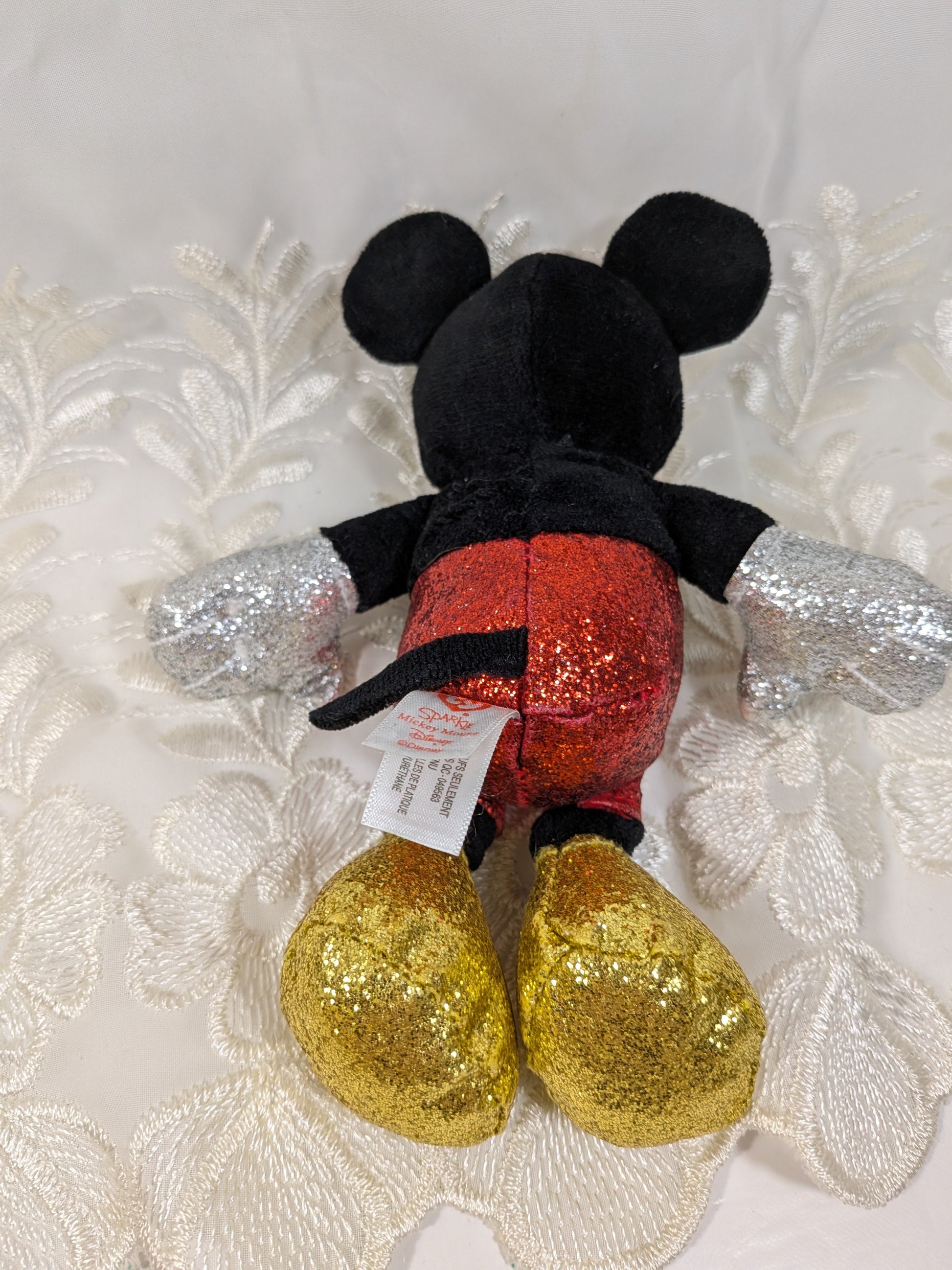 Ty Sparkle Collection - Mickey Mouse the Mouse from Disney (7in) No Tag - Vintage Beanies Canada