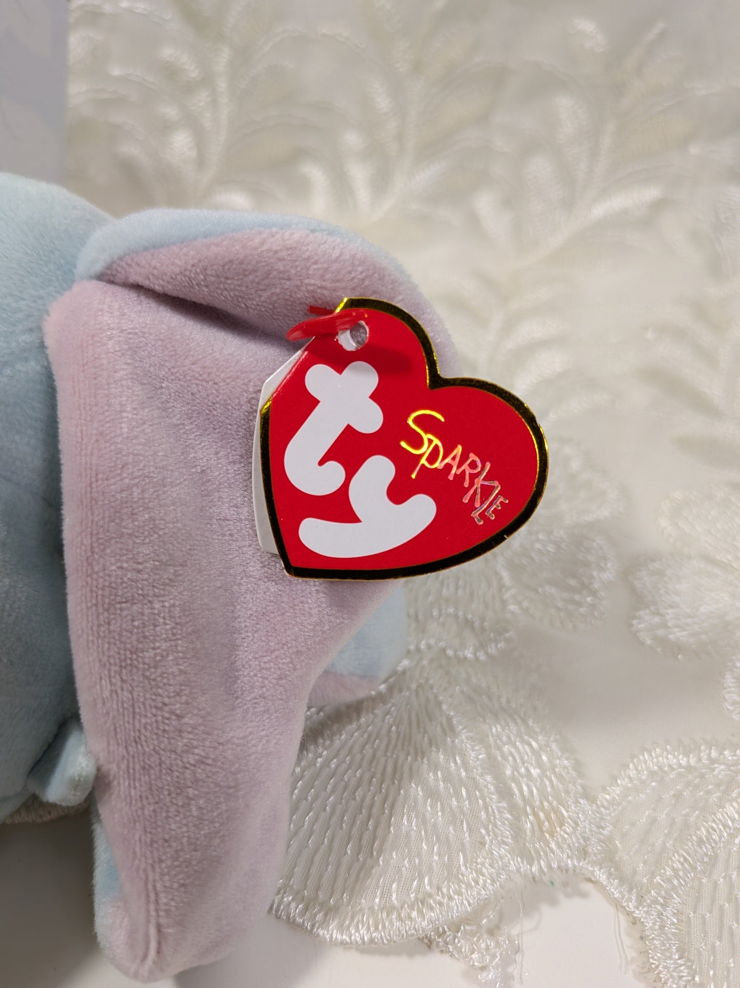 Ty Sparkle - Dumbo The Elephant Clip (4in) - Vintage Beanies Canada