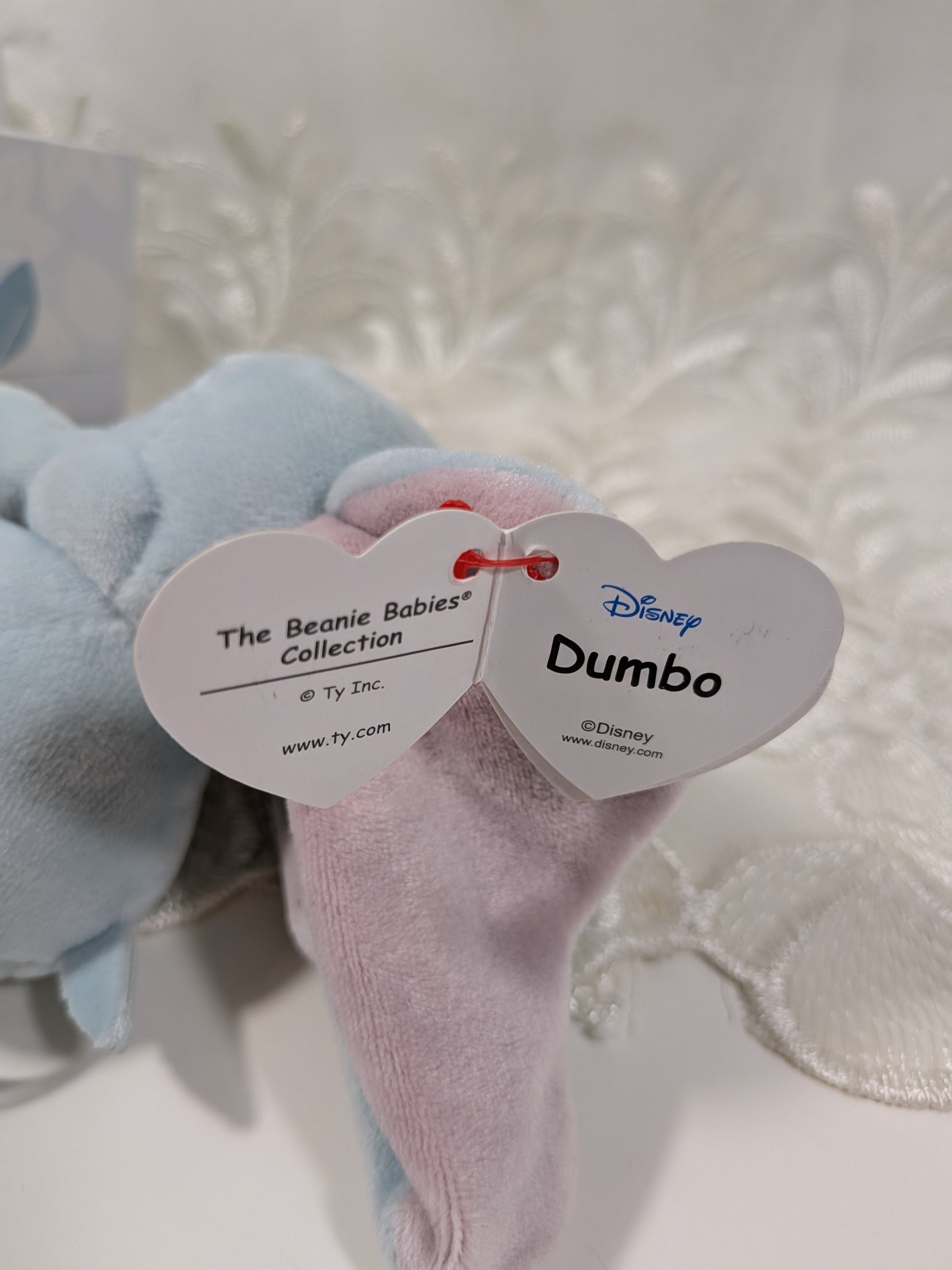 Ty Sparkle - Dumbo The Elephant Clip (4in) - Vintage Beanies Canada