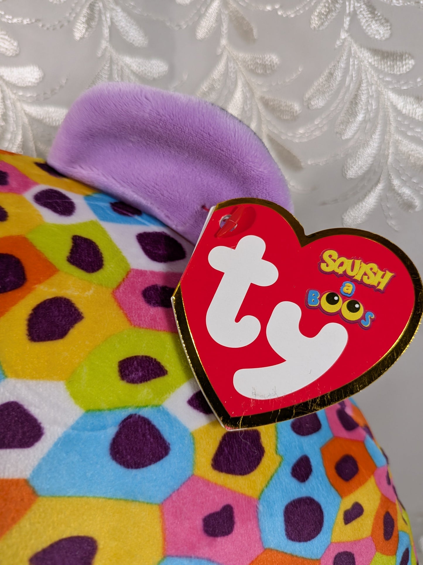 Ty Squish-a-boos - Giselle The Leopard (14in) - Vintage Beanies Canada