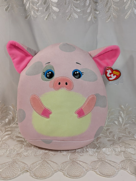 Ty Squishy Beanies - Hambone the Pig (9in) - Vintage Beanies Canada