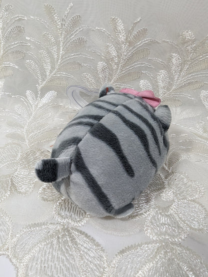 Ty Teeny Tys - Cassie the Gray Cat (3.5in) Non - mint Hang Tag - Vintage Beanies Canada