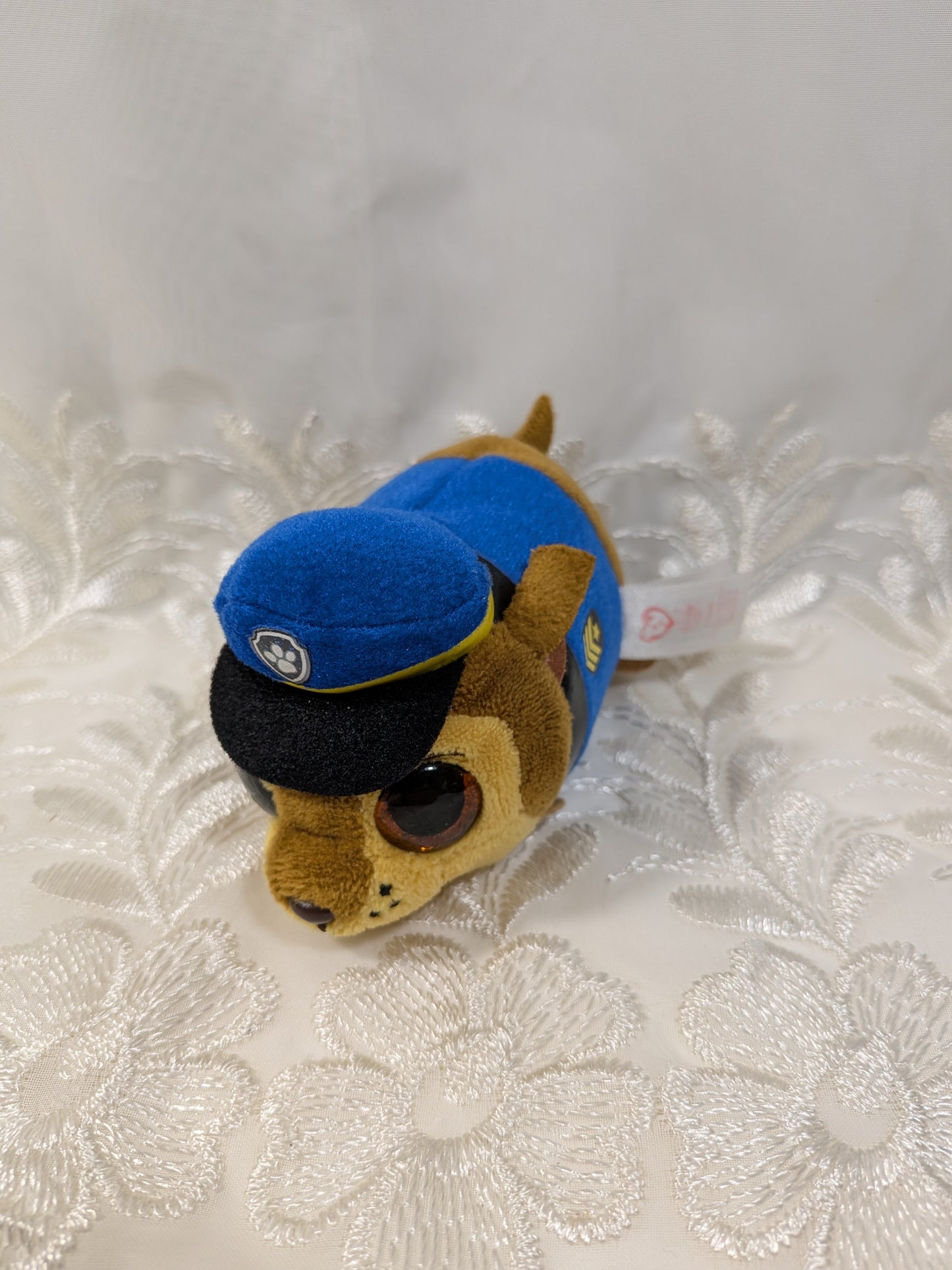 Ty Teeny Tys - Chase the Dog from Paw Patrol (3in) No Tag - Vintage Beanies Canada