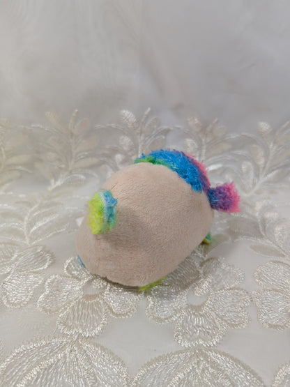 Ty Teeny Tys - Floral The Poodle Dog (4 In) No Tag - Vintage Beanies Canada
