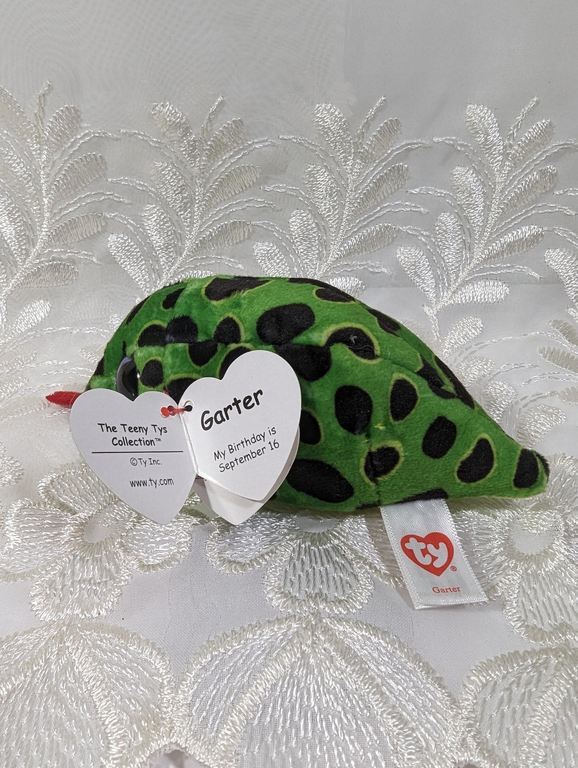 Ty Teeny Tys - Garter The Snake (5in) Non Mint Tag - Vintage Beanies Canada