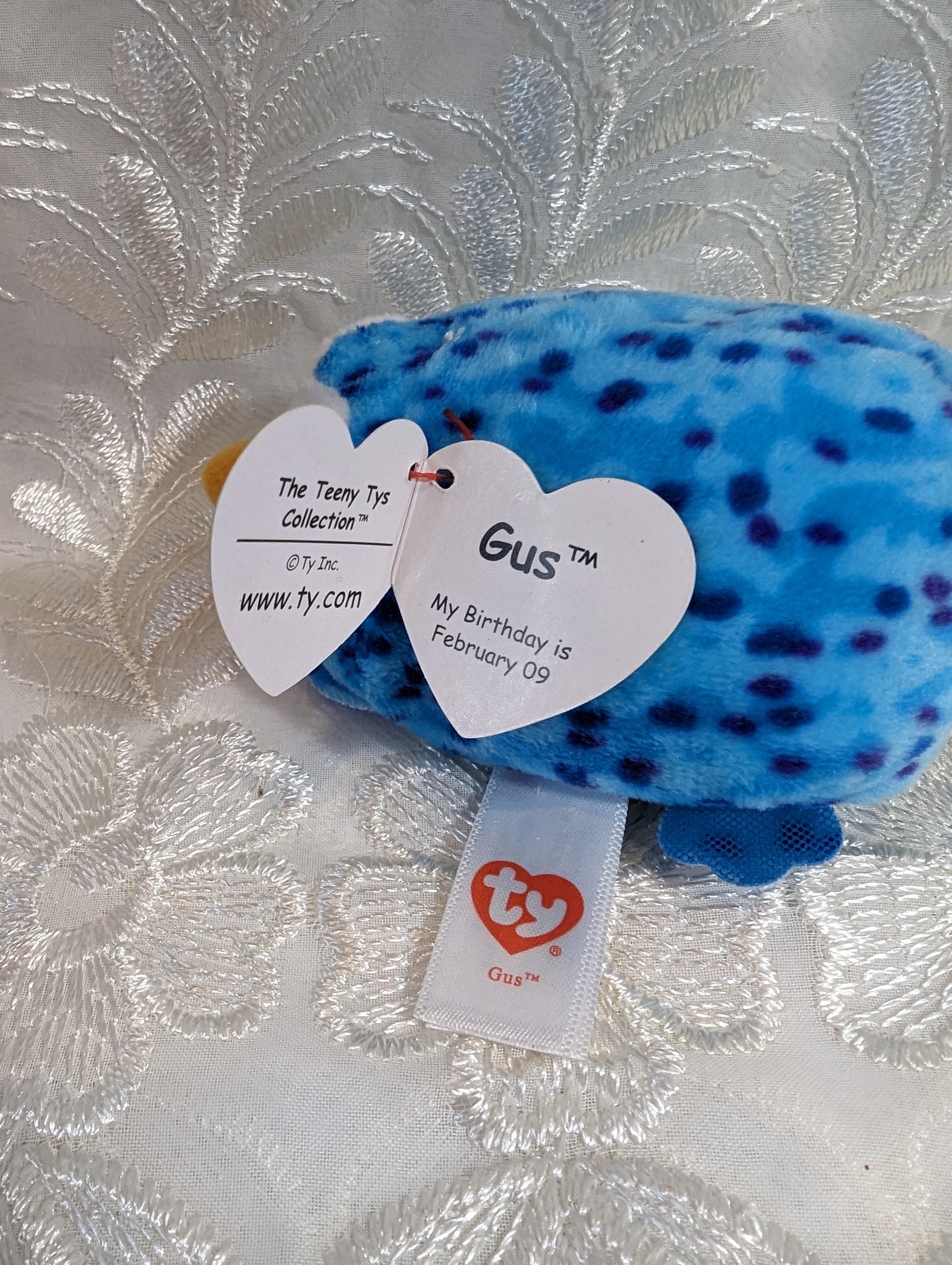 Ty Teeny Tys - Gus the penguin (4in) - Vintage Beanies Canada