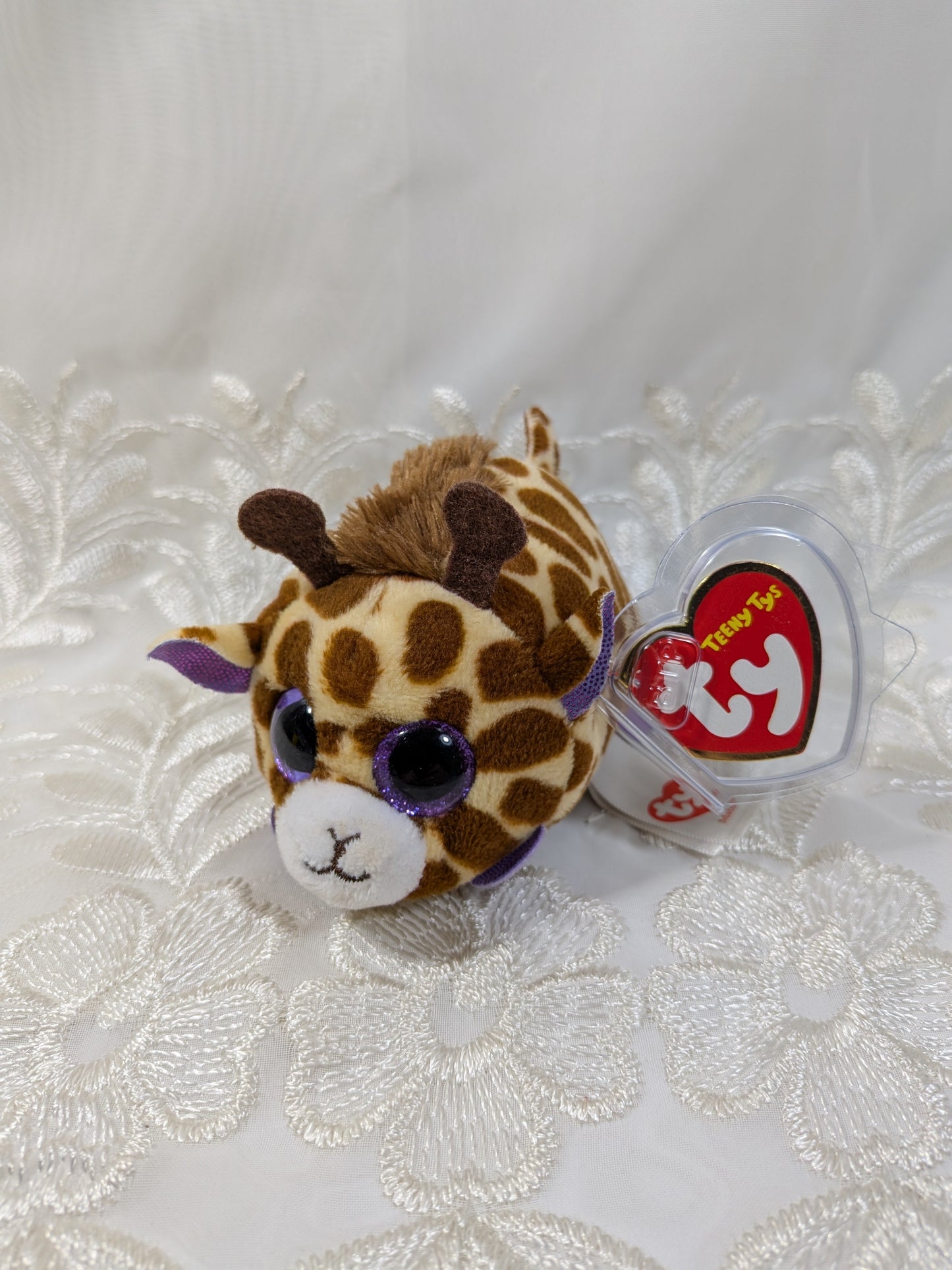 Ty Teeny Tys - Mabs The Giraffe (4in) - Vintage Beanies Canada
