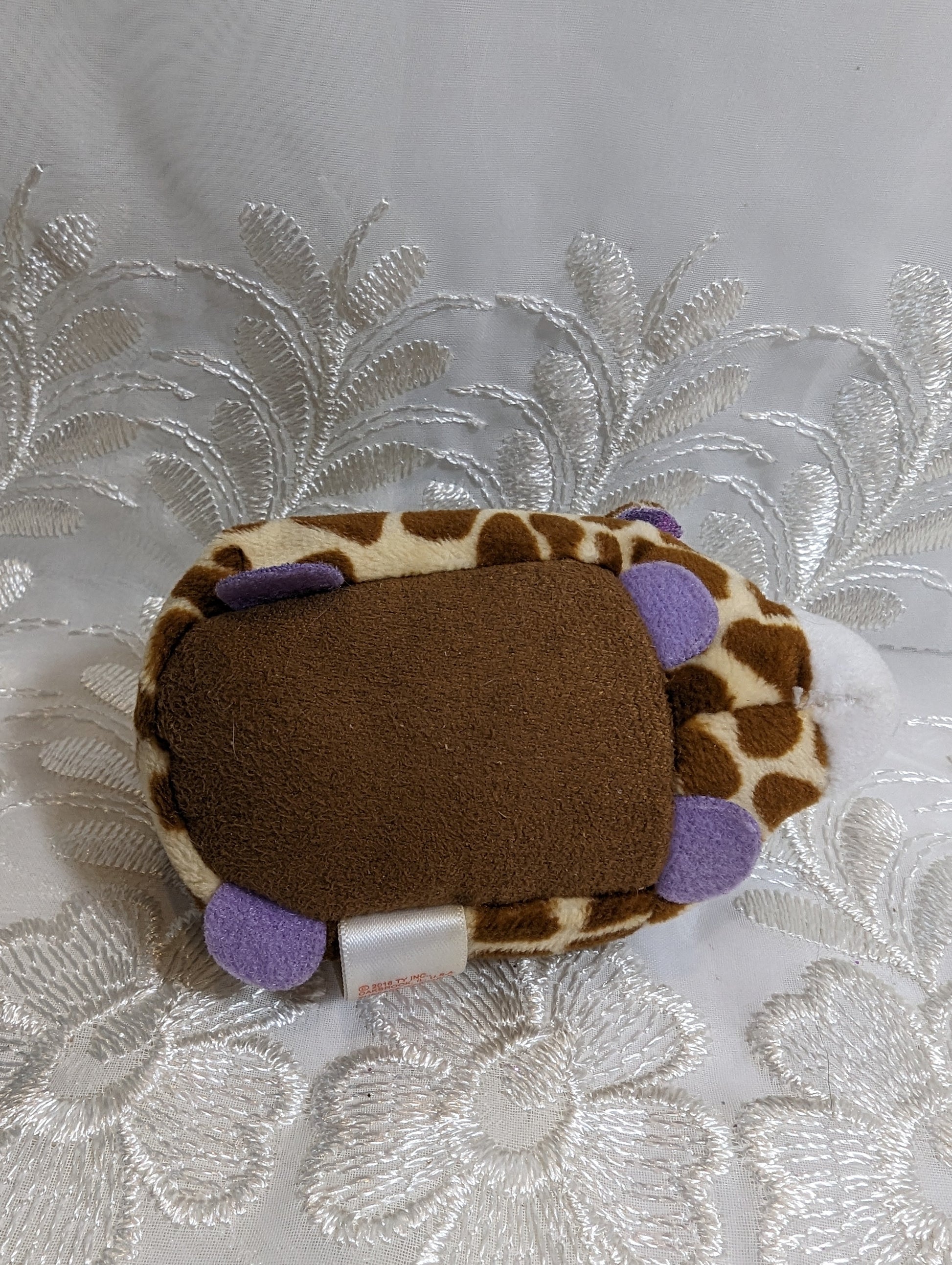 Ty Teeny Tys - Mabs The Giraffe (4in) No Tag - Vintage Beanies Canada