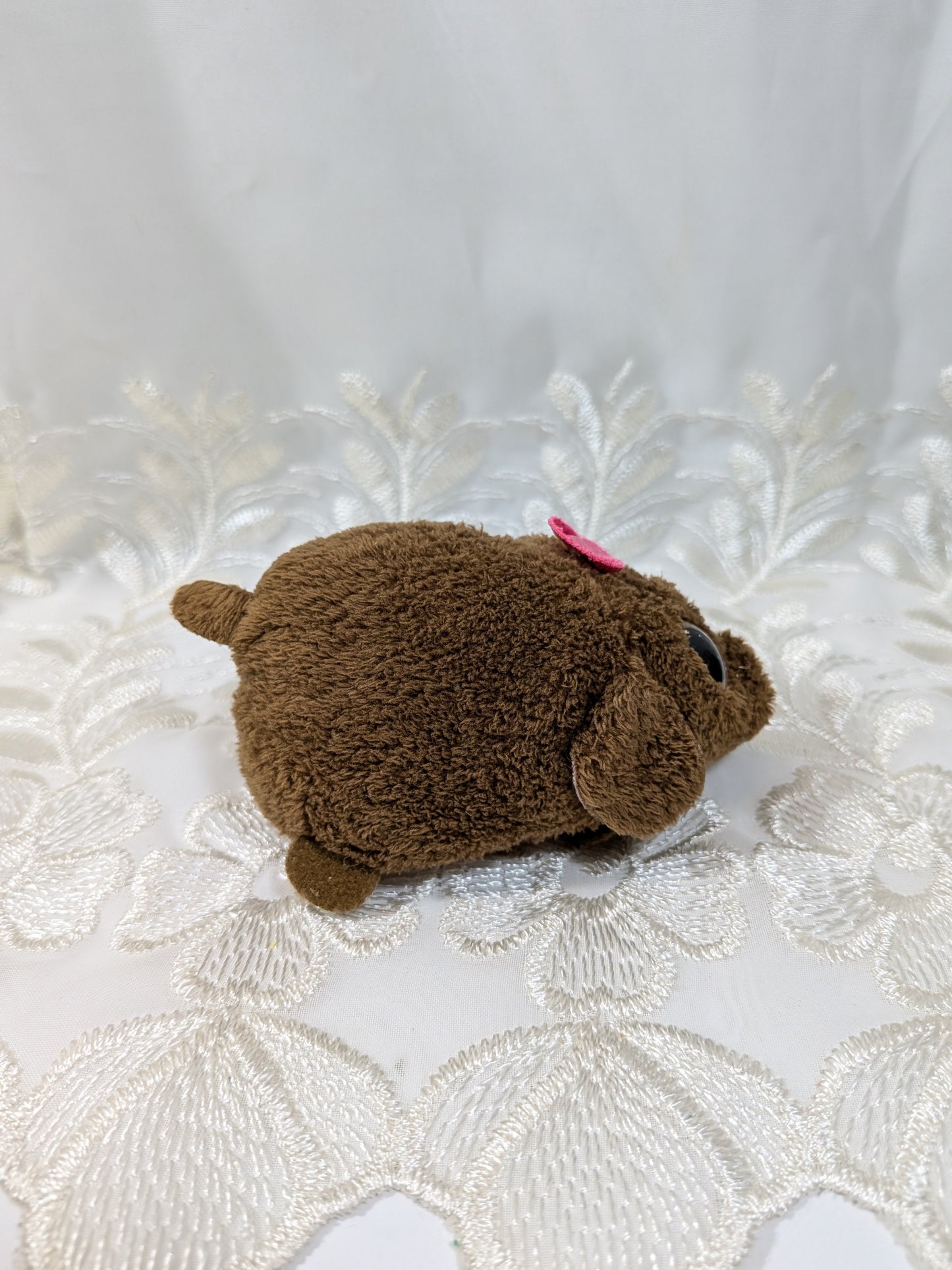 Ty Teeny Tys - Maggie the Brown Dog (4in) Crease Tag - Vintage Beanies Canada