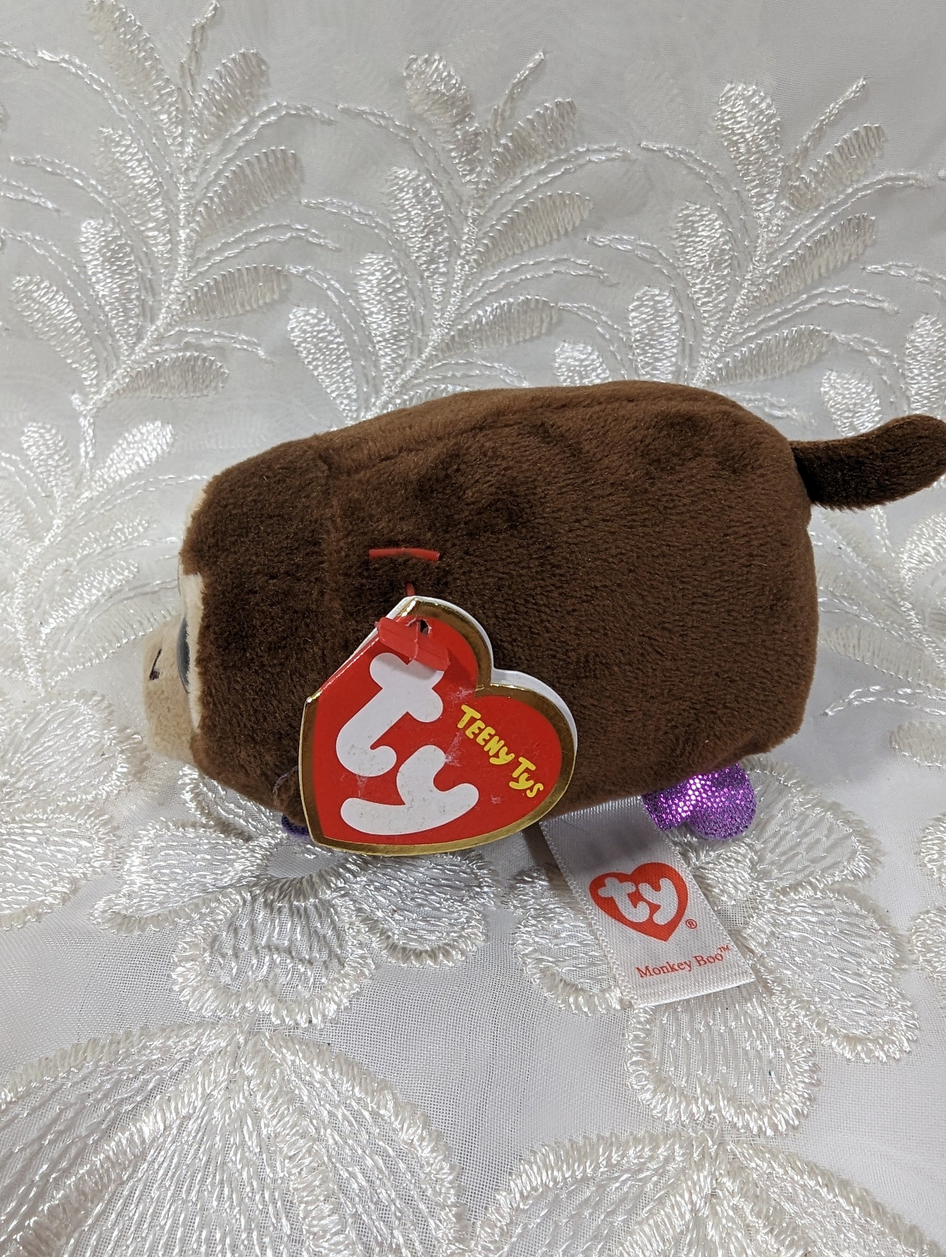 Ty Teeny Tys - Monkey Boo The Monkey (4in) Non - mint Tag - Vintage Beanies Canada