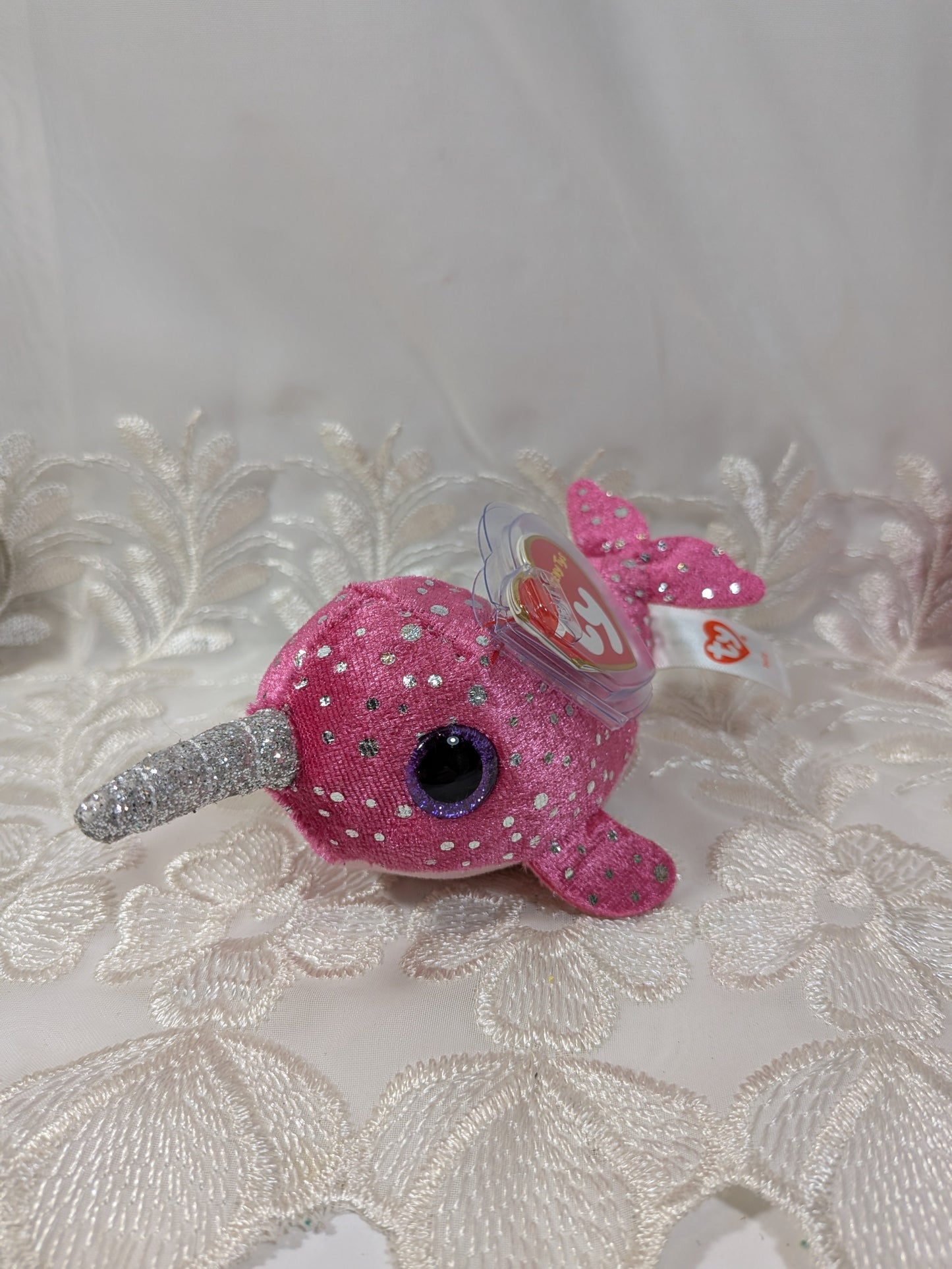Ty Teeny Tys - Nelly the Narwhal (4in) - Vintage Beanies Canada
