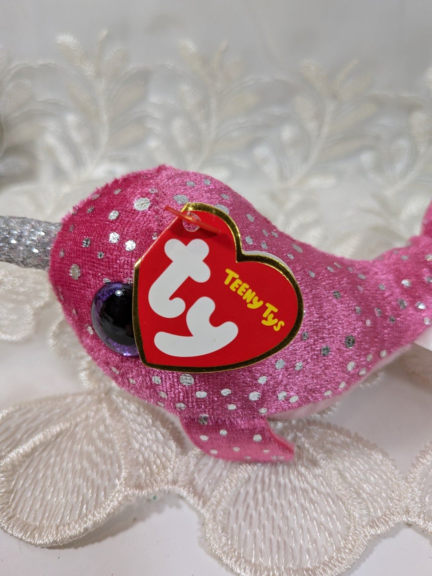 Ty Teeny Tys - Nelly the Narwhal (4in) - Vintage Beanies Canada