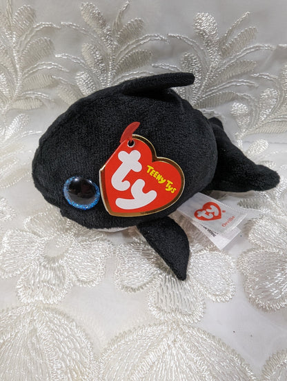 Ty Teeny Ty's - Orville The Orca (4in) - Vintage Beanies Canada