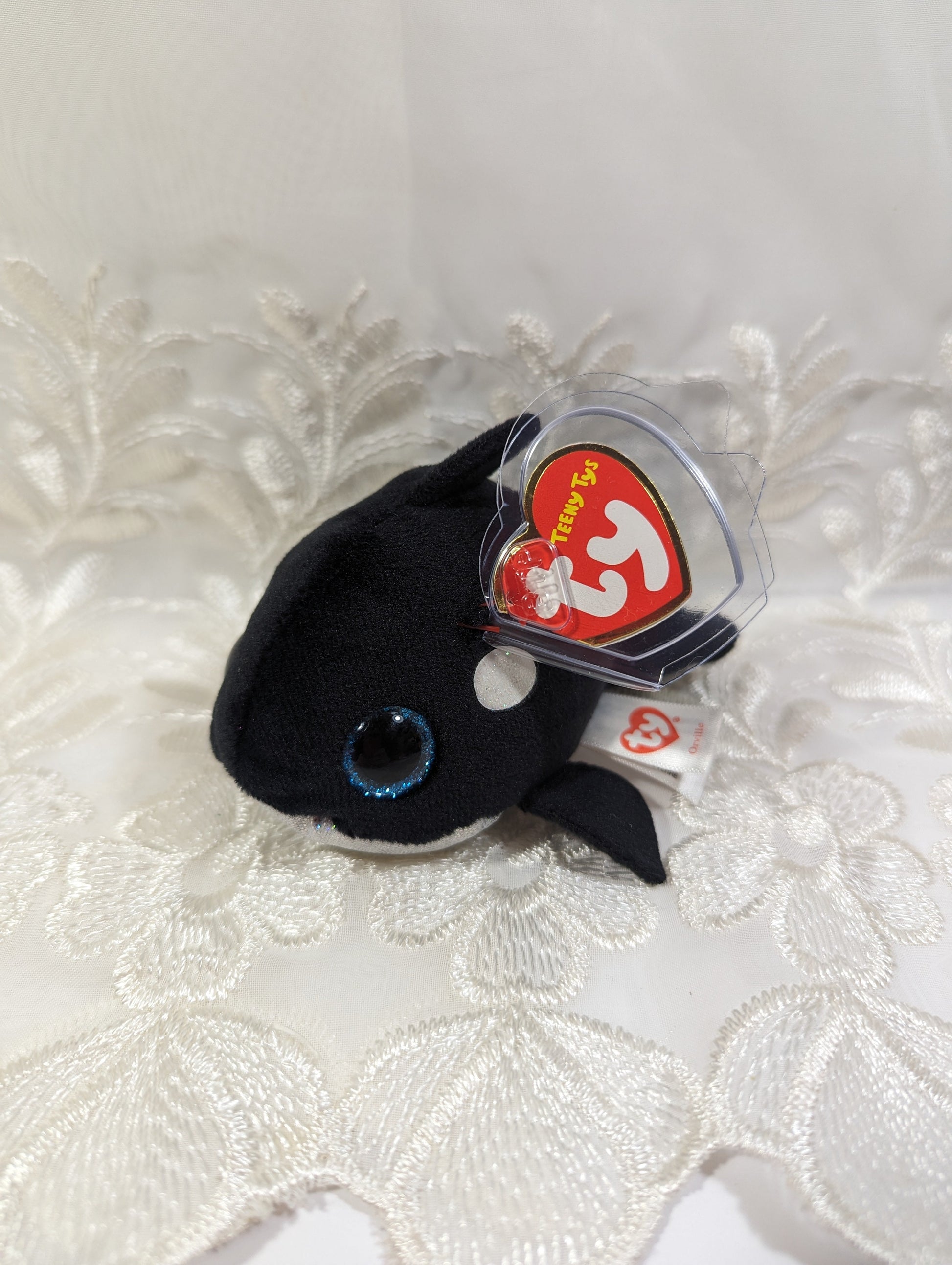 Ty Teeny Ty's - Orville The Orca (4in) - Vintage Beanies Canada