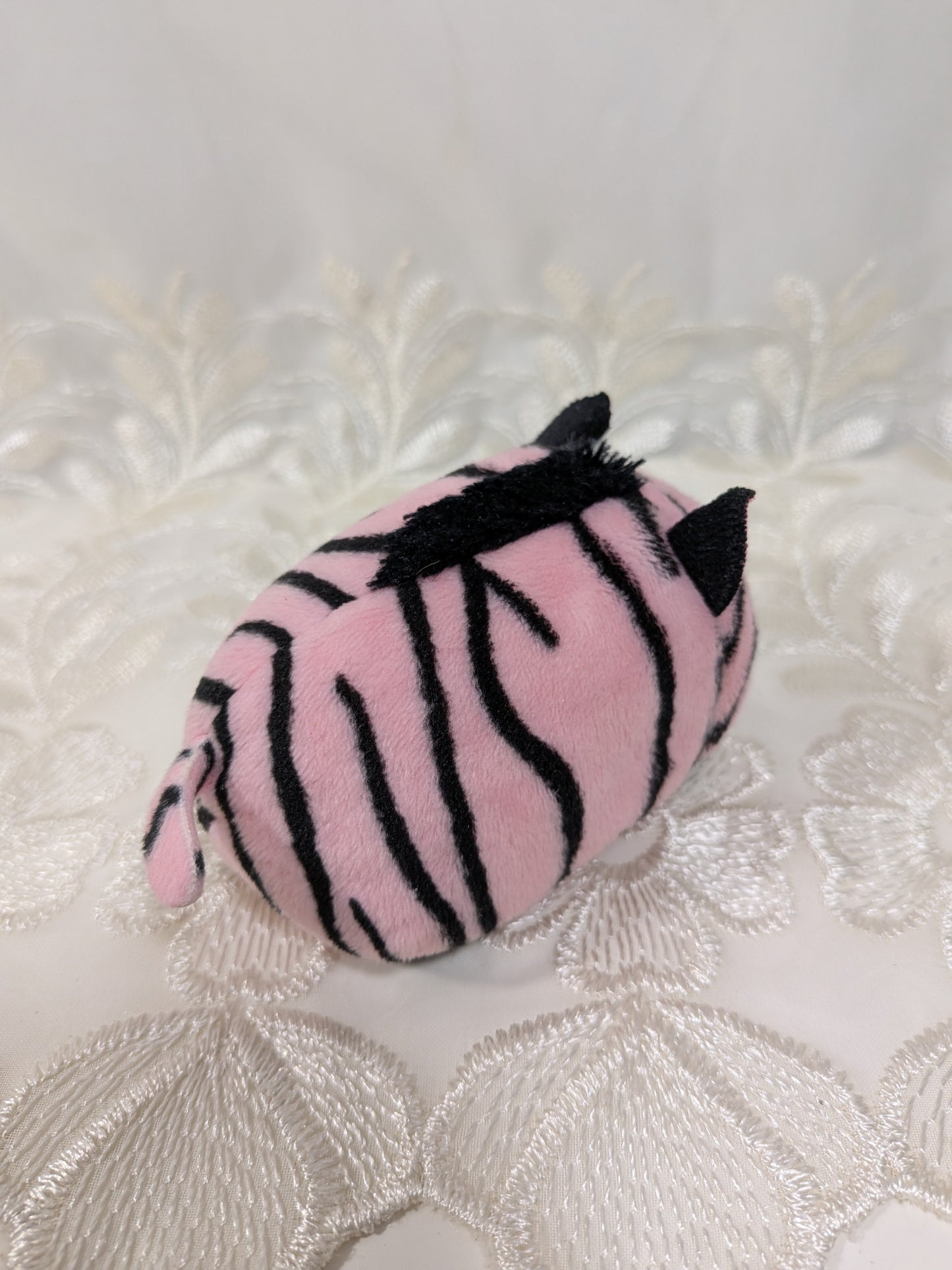 Ty Teeny Tys - Pennie The Pink Zebra (4 in) No Tag - Vintage Beanies Canada