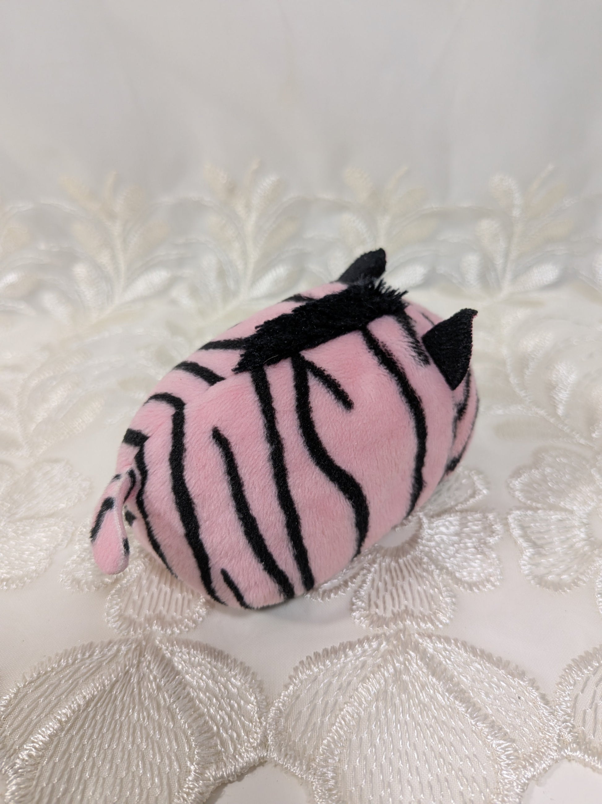 Ty Teeny Tys - Pennie The Pink Zebra (4 in) No Tag - Vintage Beanies Canada