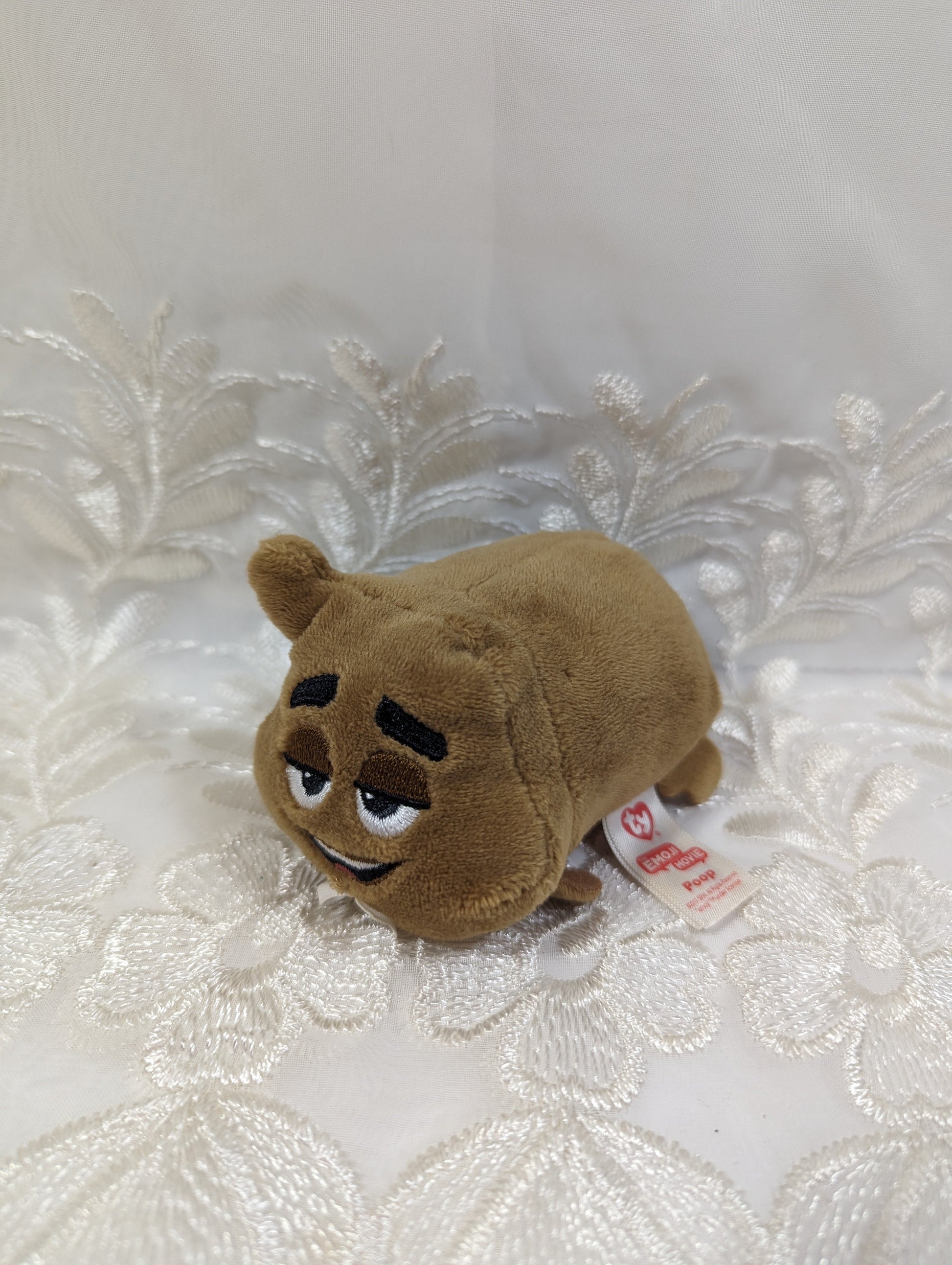 Ty Teeny Tys - Poop Emoji From The Emoji Movie (4in) No Tag - Vintage Beanies Canada