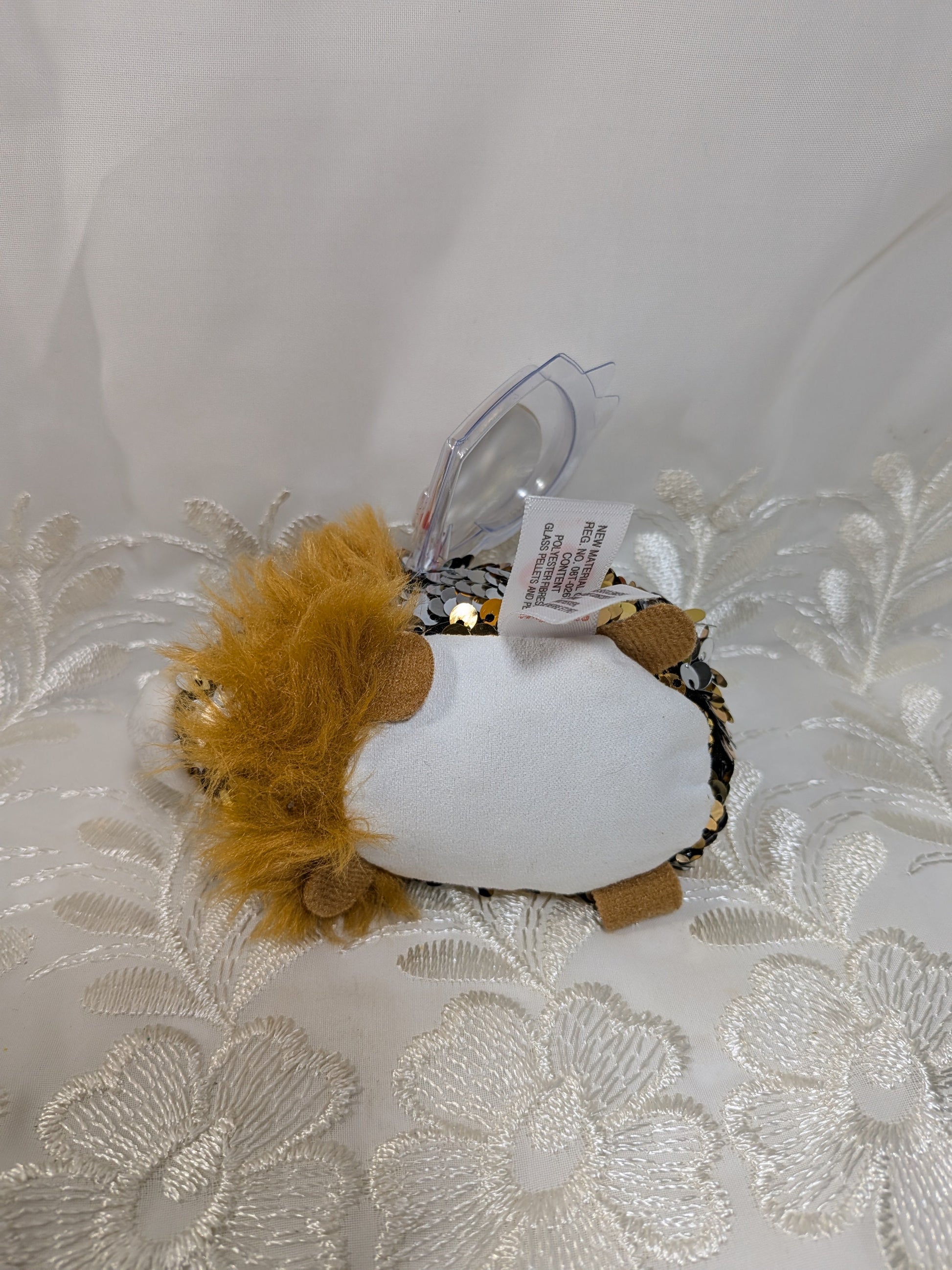 Ty Teeny Tys - Regal the sequined Lion (4in) - Vintage Beanies Canada