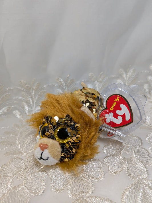 Ty Teeny Tys - Regal the sequined Lion (4in) - Vintage Beanies Canada