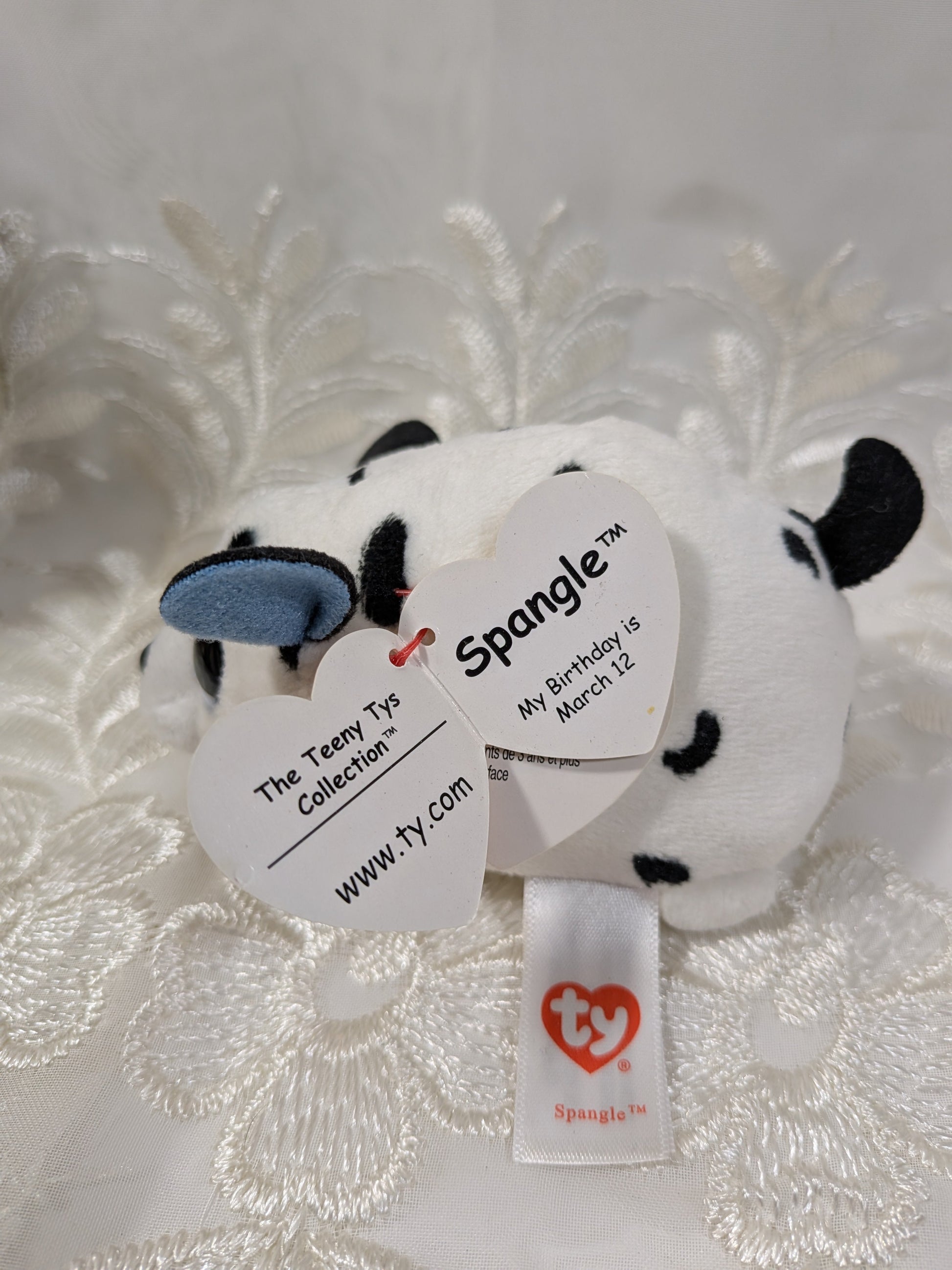 Ty Teeny Ty's - Spangle the Dalmatian Dog (4in) - Vintage Beanies Canada