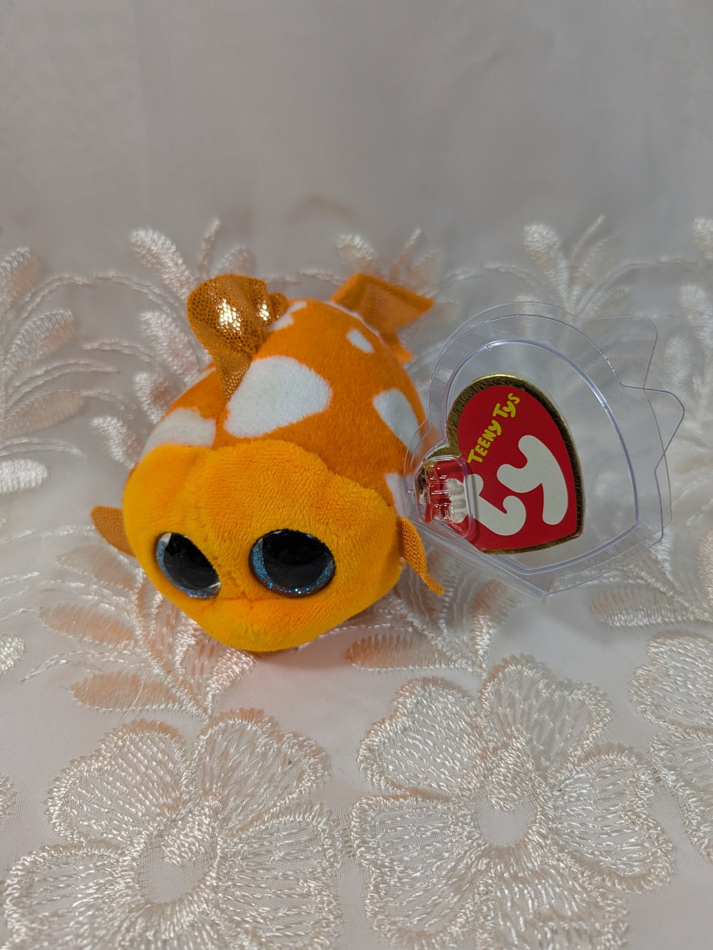 Ty Teeny Tys - Walter The Goldfish (4in) Non - mint Hang Tag - Vintage Beanies Canada