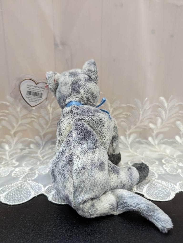 Ty Beanie Baby - Frisco The Gray Cat With Blue Eyes (7in) - Vintage Beanies Canada