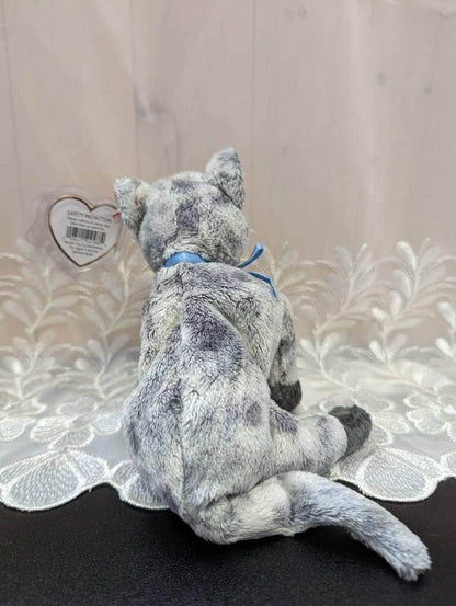 Ty Beanie Baby - Frisco The Gray Cat With Blue Eyes (7in) - Vintage Beanies Canada