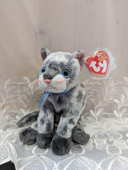 Ty Beanie Baby - Frisco The Gray Cat With Blue Eyes (7in) - Vintage Beanies Canada