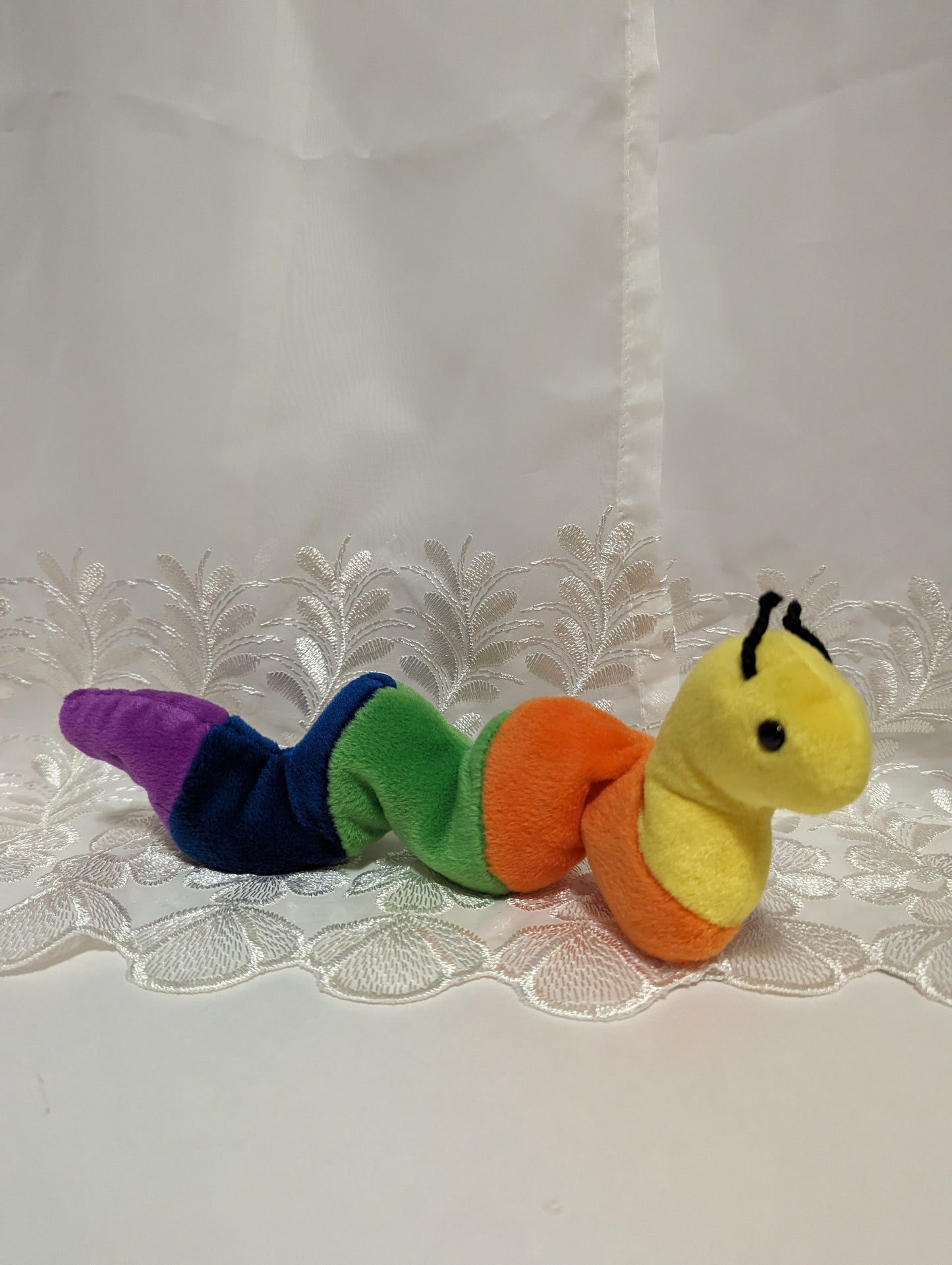 Ty Beanie Baby - Inch The Inchworm (10in) Yarn Antennas - Vintage Beanies Canada