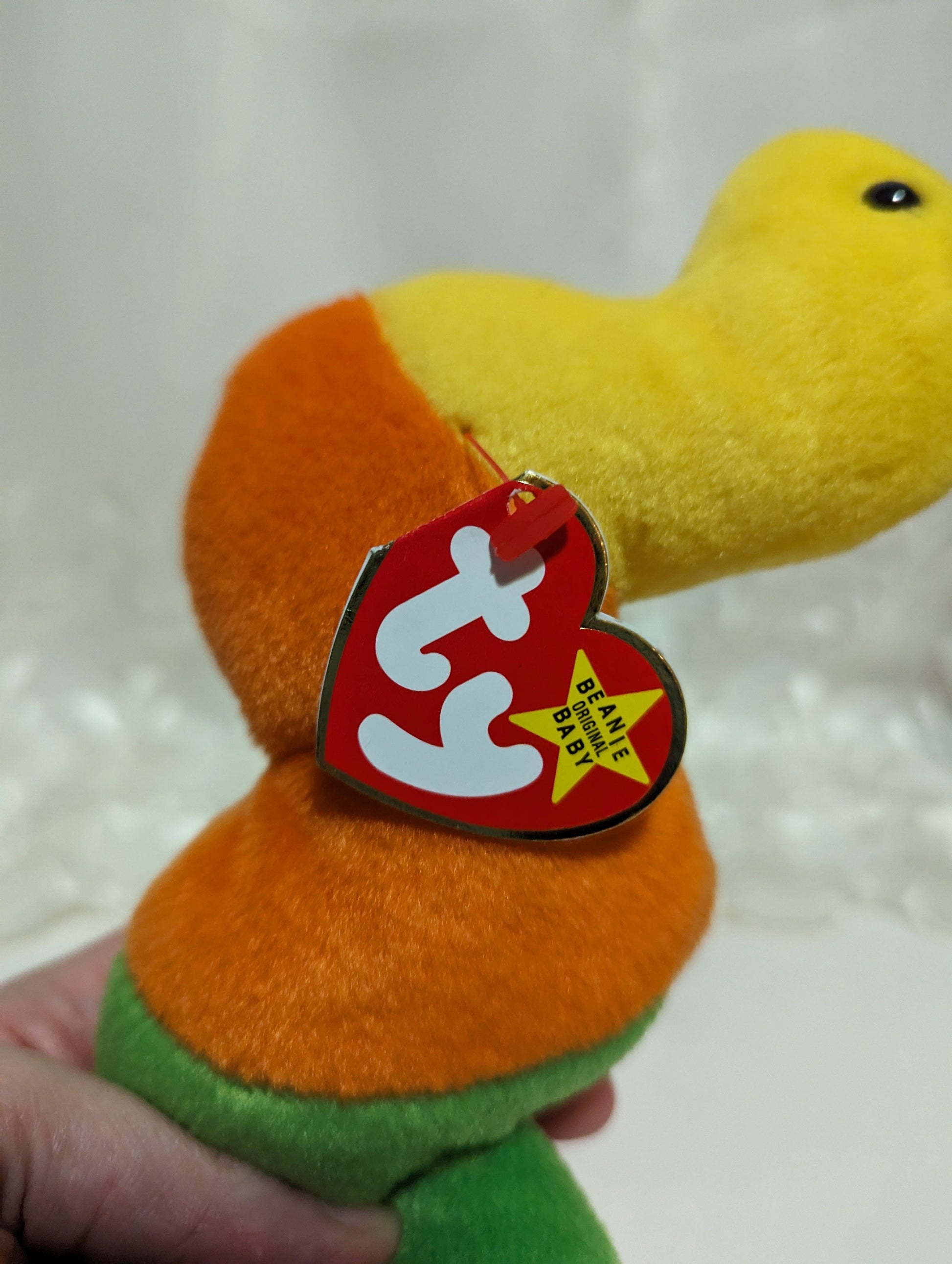 Ty Beanie Baby - Inch The Inchworm (10in) Yarn Antennas - Vintage Beanies Canada