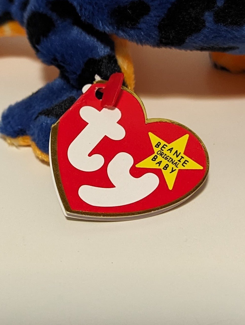Ty Beanie Baby - Lizzy The Blue Lizzard (12in) - Vintage Beanies Canada