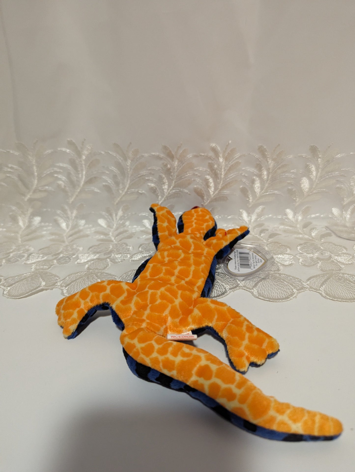 Ty Beanie Baby - Lizzy The Blue Lizzard (12in) - Vintage Beanies Canada
