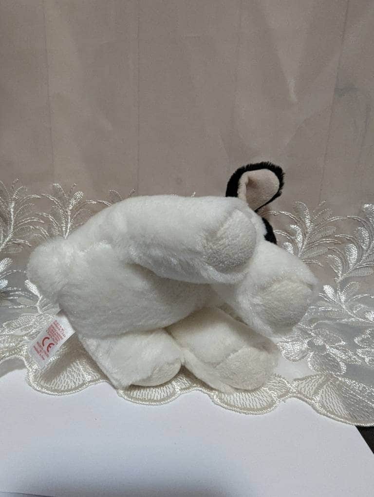 Ty Beanie Baby - Marcel The White French Bulldog / Boston Terrier Dog (6in) - Vintage Beanies Canada