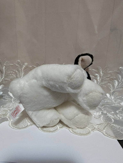 Ty Beanie Baby - Marcel The White French Bulldog / Boston Terrier Dog (6in) - Vintage Beanies Canada