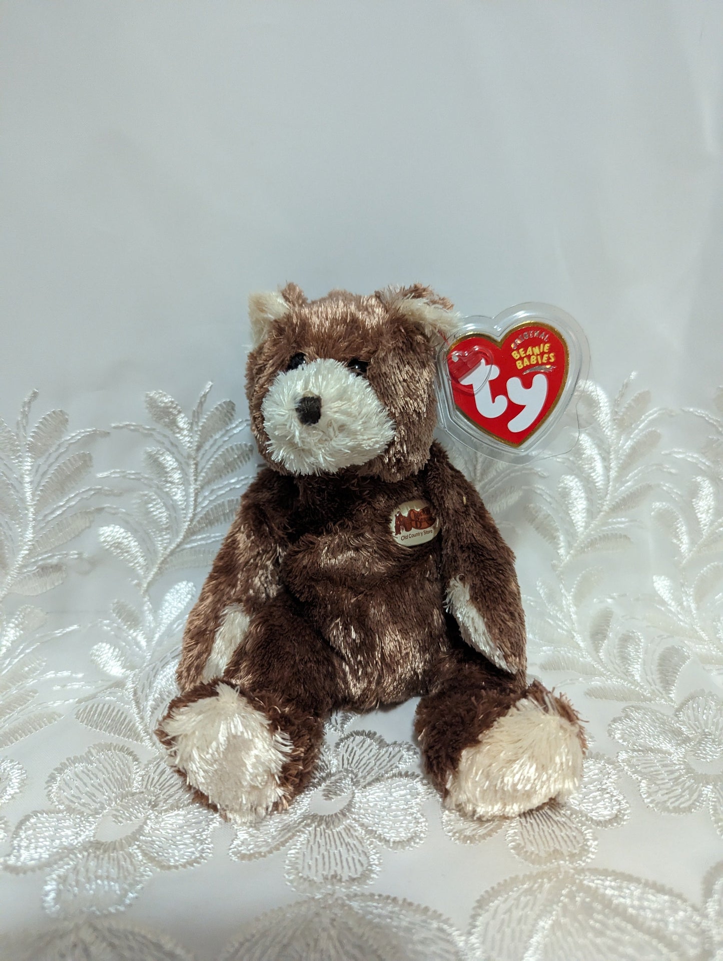 Ty Beanie Baby - Old Timer The Bear (6.5in) Cracker Barrel Exclusive - Vintage Beanies Canada