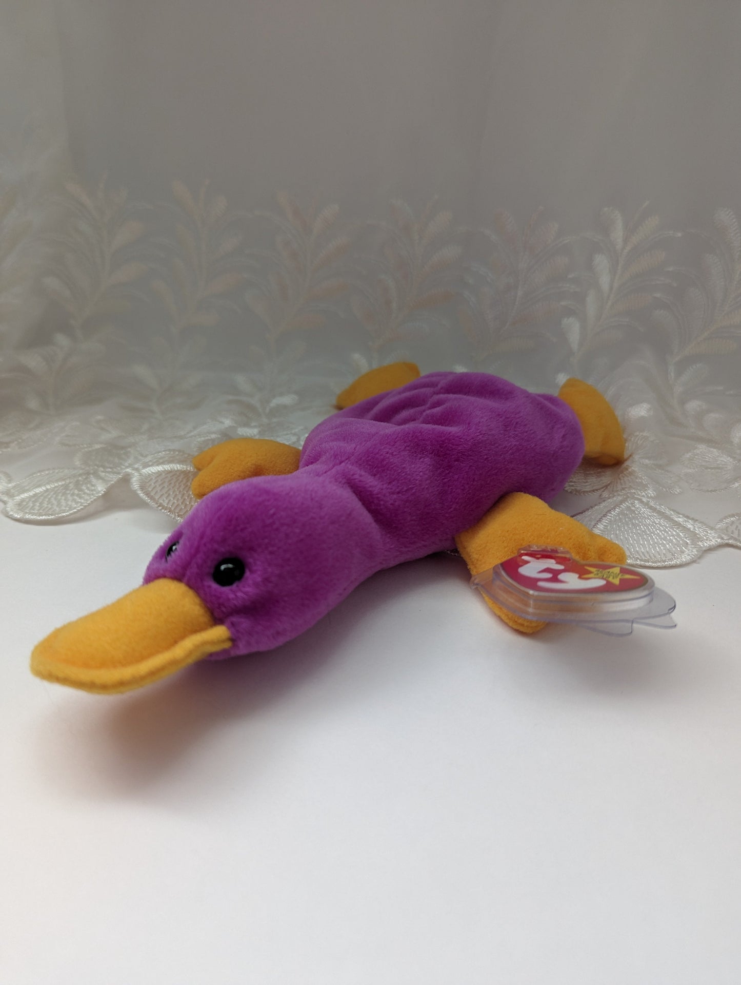 Ty Beanie Baby - Patti The Purple Platypus (8in) - Vintage Beanies Canada