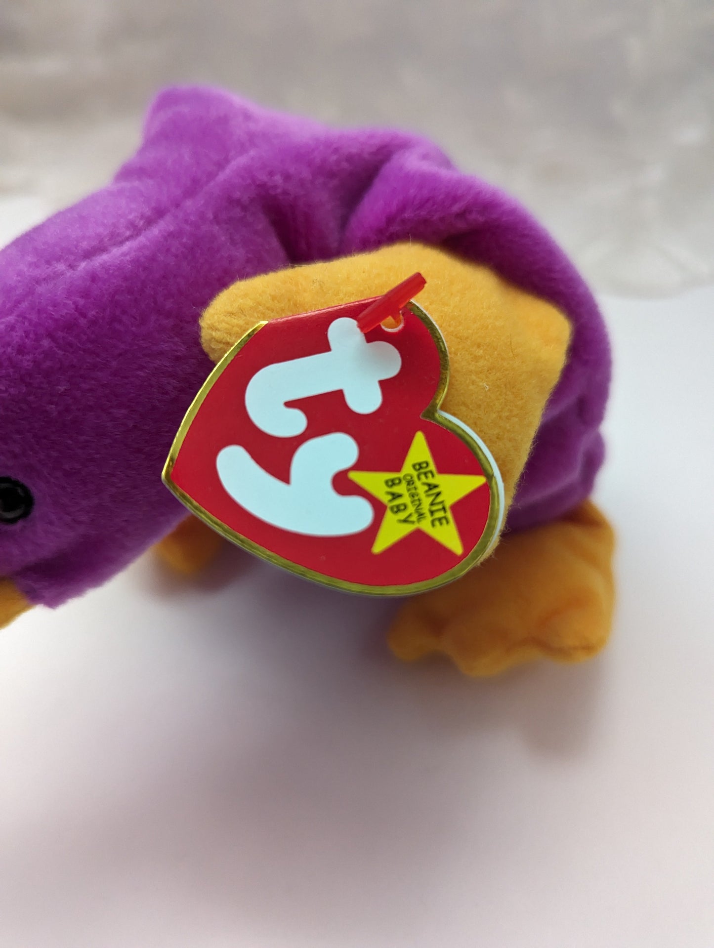 Ty Beanie Baby - Patti The Purple Platypus (8in) - Vintage Beanies Canada