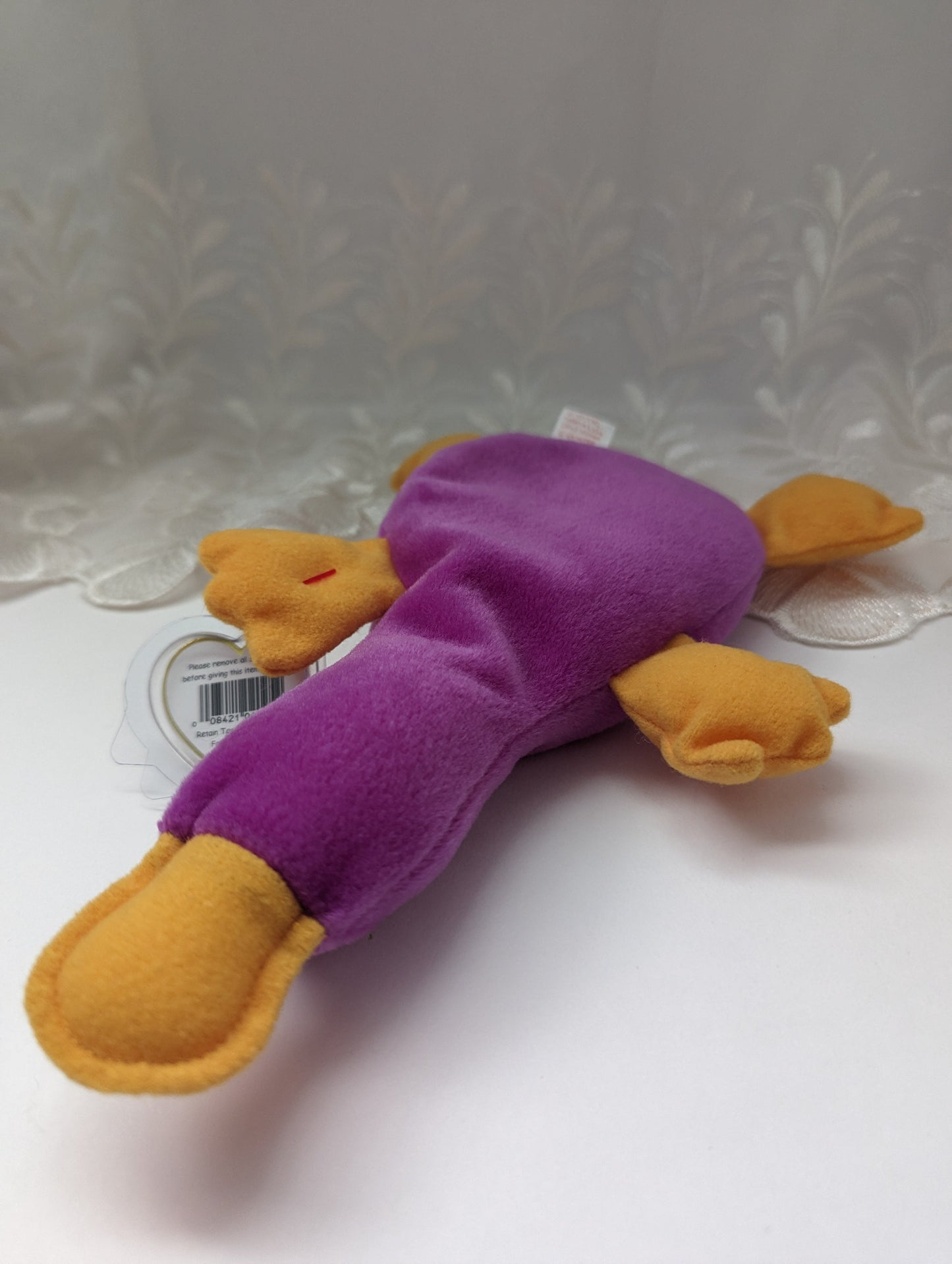 Ty Beanie Baby - Patti The Purple Platypus (8in) - Vintage Beanies Canada