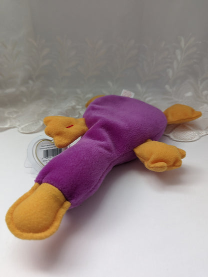 Ty Beanie Baby - Patti The Purple Platypus (8in) - Vintage Beanies Canada