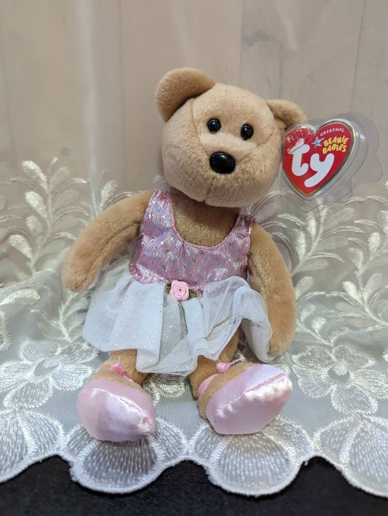 Ty Beanie Baby - Prima The Ballerina Teddy Bear (8.5in) - Vintage Beanies Canada