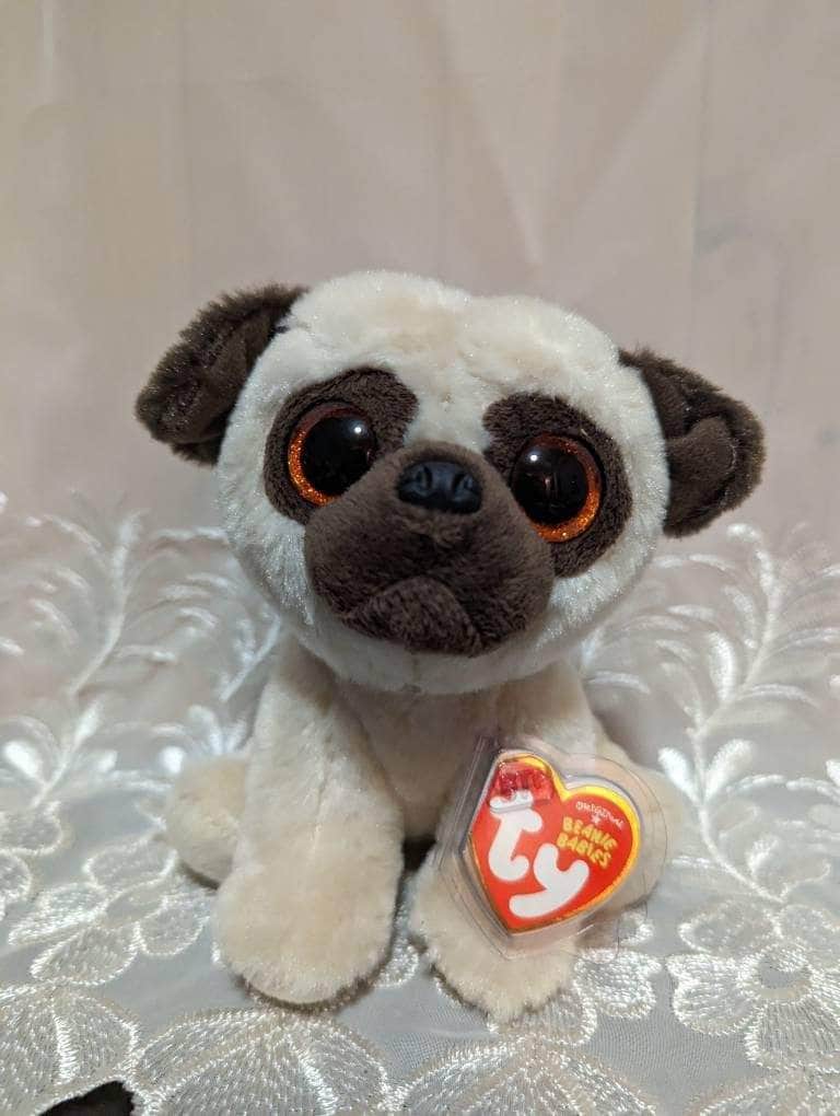 Ty Beanie Baby - Rufus The Pug Dog (6in) - Vintage Beanies Canada