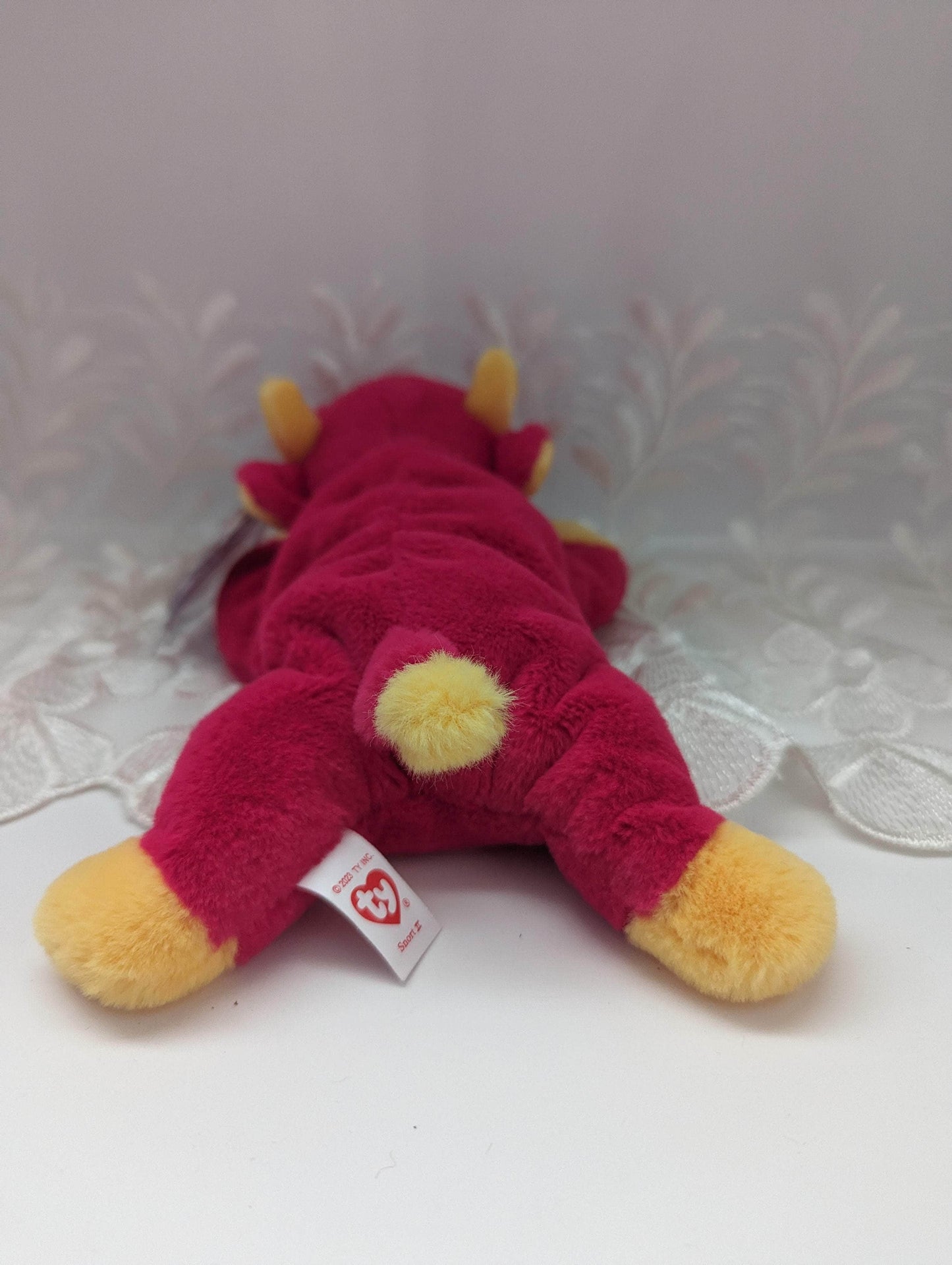 Ty Beanie Baby - Snort II the Red Bull (8in) - Vintage Beanies Canada