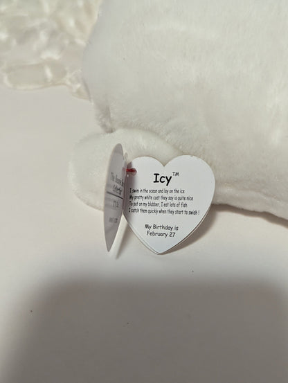 Ty Beanie Boo - Icy The White Seal (6in) - Vintage Beanies Canada