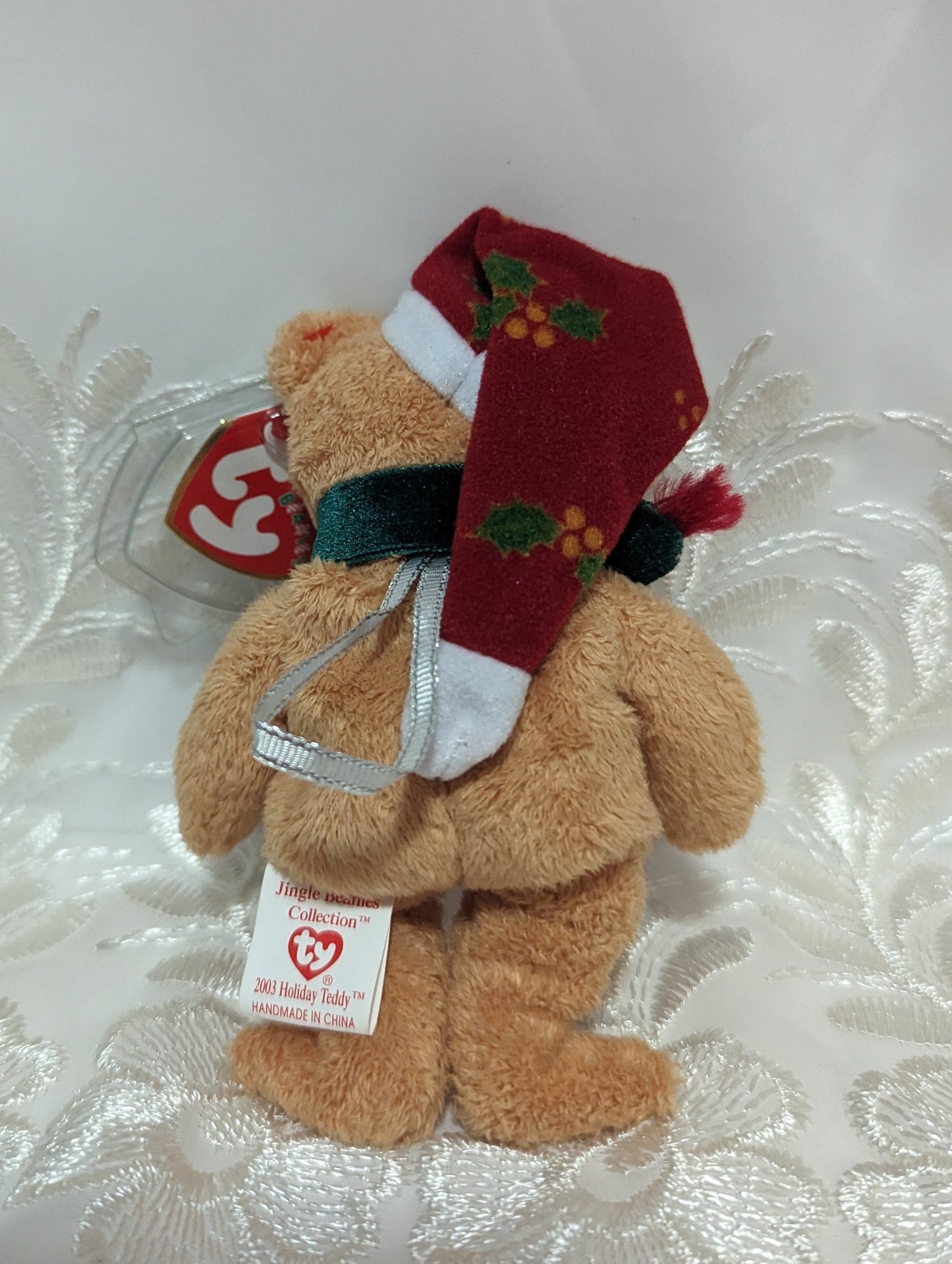 Ty Jingle Beanie - 2003 Holiday Teddy The Bear (5in) Christmas Tree Ornament - Vintage Beanies Canada